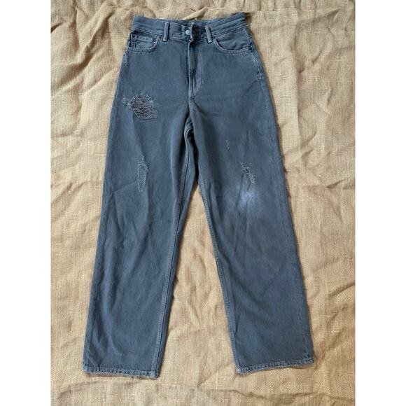 Acne Studios Black High Waist Mece Jeans 27x32 - Picture 1 of 12